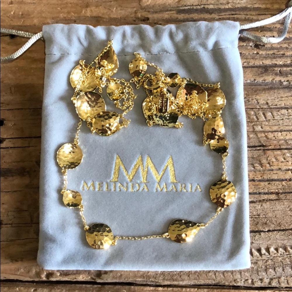 Melinda Maria gold necklace